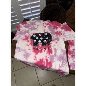 Ivory Ella Hoodie Women's Size M  Sweater NWT Tye Die